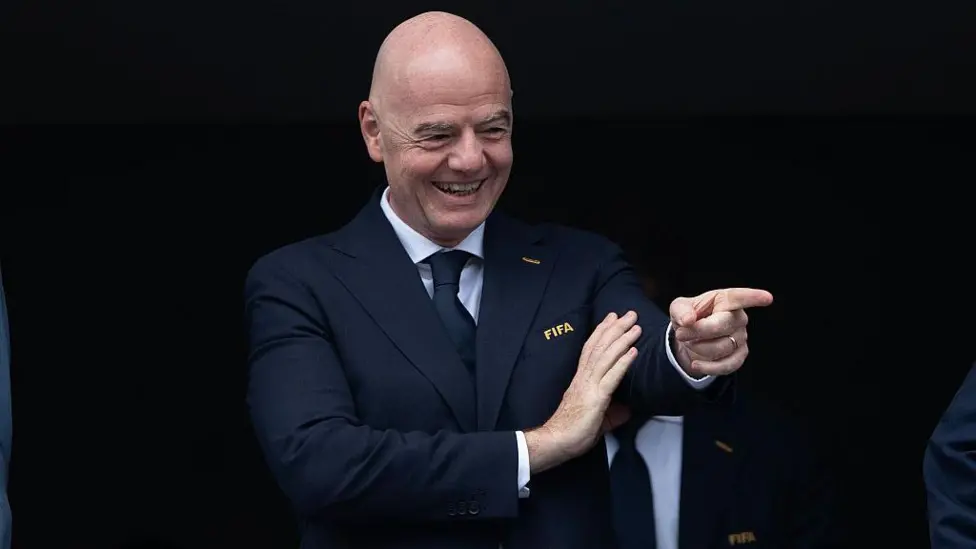 Gianni Infantino and Folarin Balogun FIFA red card controversy